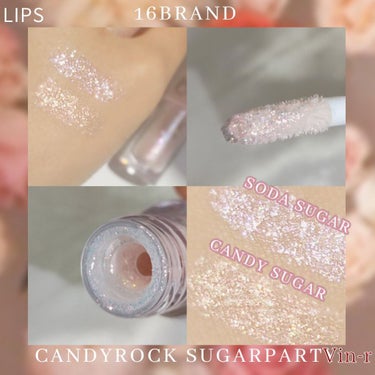 CANDYROCK SUGARPARTY/16BRAND/リキッドアイシャドウを使ったクチコミ（2枚目）