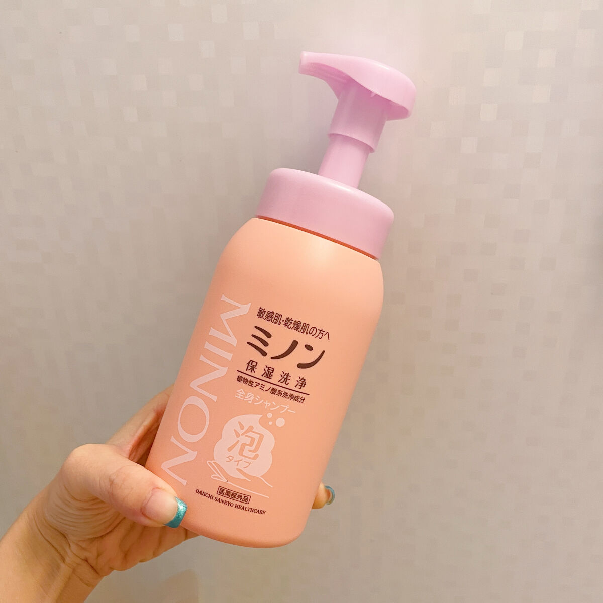 ミノン全身シャンプー(泡タイプ) 本体 500mL/ミノン/ボディソープを使ったクチコミ（1枚目）