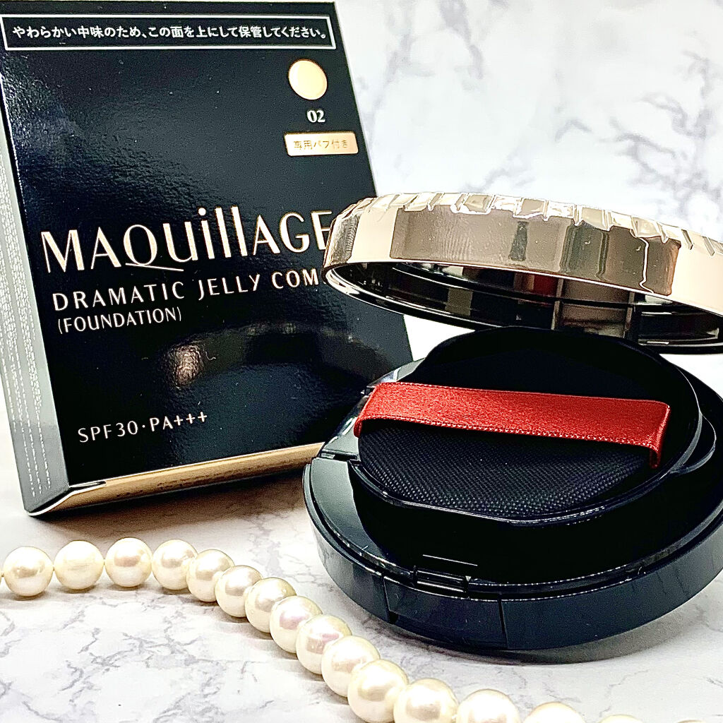 ドラマティックジェリーコンパクト/マキアージュ/クッションファンデーションを使ったクチコミ（1枚目）