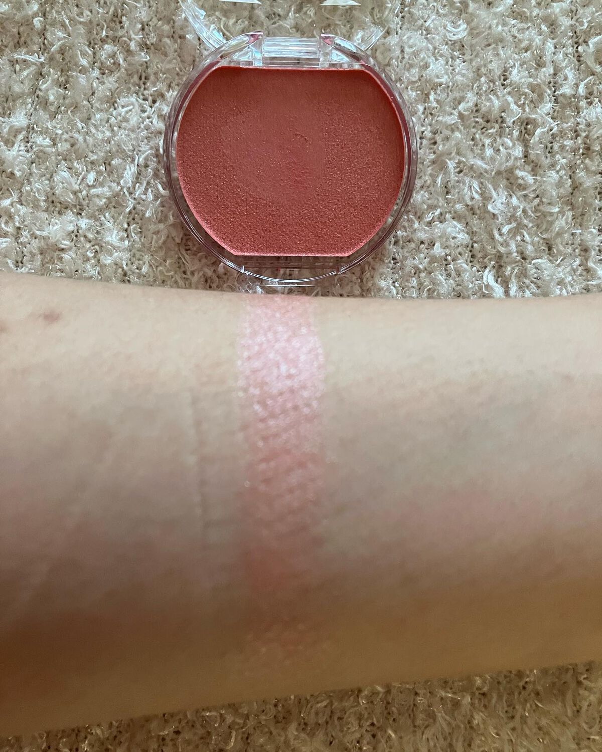 クリームチーク(パールタイプ)/キャンメイク/ジェル・クリームチークを使ったクチコミ（3枚目）