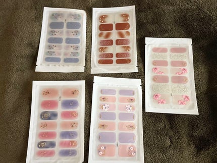 ネイルシール/Qoo10/ネイルシールを使ったクチコミ(2枚目)