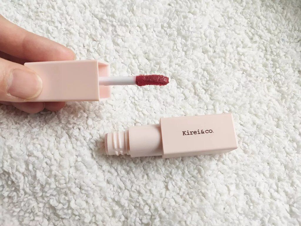 ルージュリップティント 04 ミルキーローズ/Kirei&co./口紅を使ったクチコミ（1枚目）