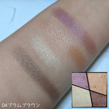 UR GLAM　VELVET EYE COLOR PALETTE/U R GLAM/アイシャドウパレットを使ったクチコミ（2枚目）