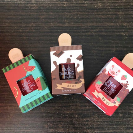 ディアダーリン ウォータージェルティント (アイスティント)/ETUDE/口紅を使ったクチコミ(1枚目)