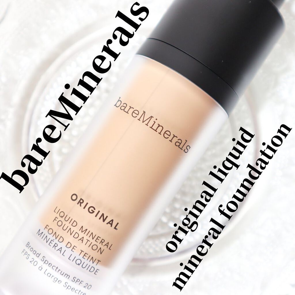 オリジナル  リキッド  ミネラル  ファンデーション フェアリーライト 03/bareMinerals/リキッドファンデーションを使ったクチコミ（1枚目）