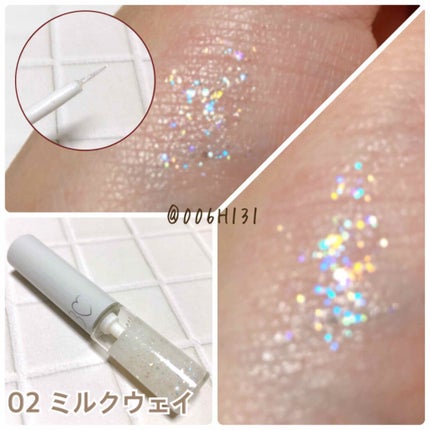 グリッターライナー/b idol/グリッターを使ったクチコミ(3枚目)