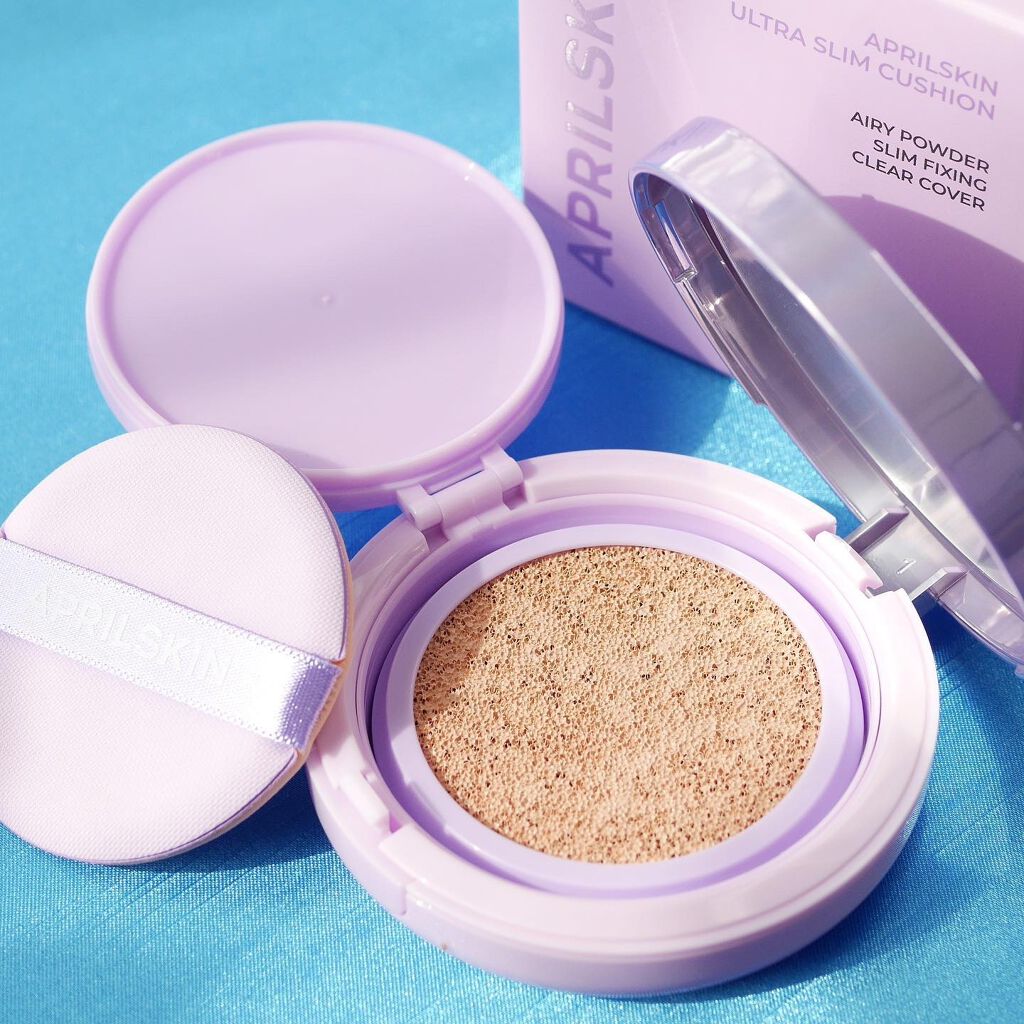 ウルトラスリムクッション＋レフィルセット 23号ナチュラルベージュ/APRILSKIN/クッションファンデーションを使ったクチコミ（3枚目）