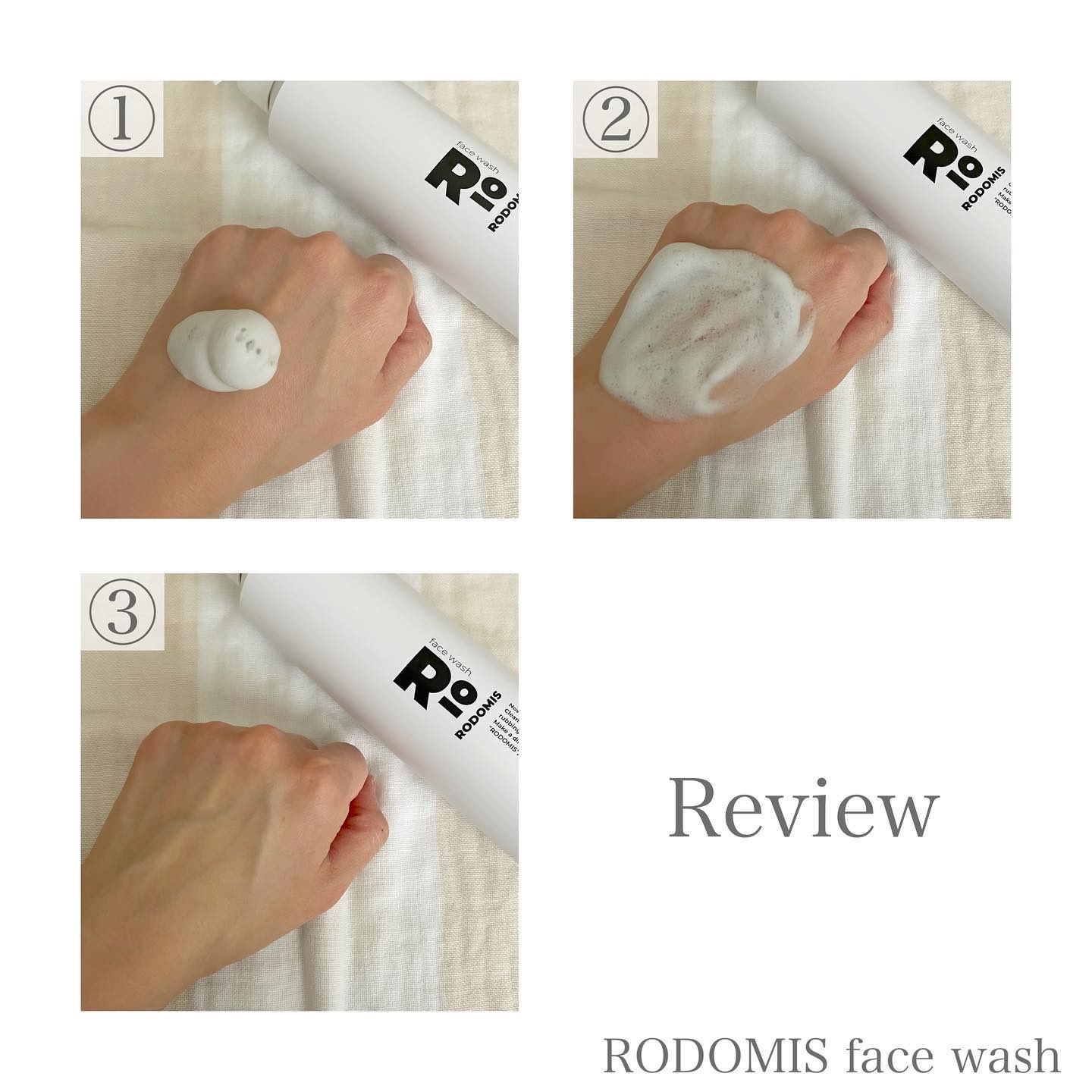 フェイスウォッシュ/RODOMIS/泡洗顔を使ったクチコミ（2枚目）