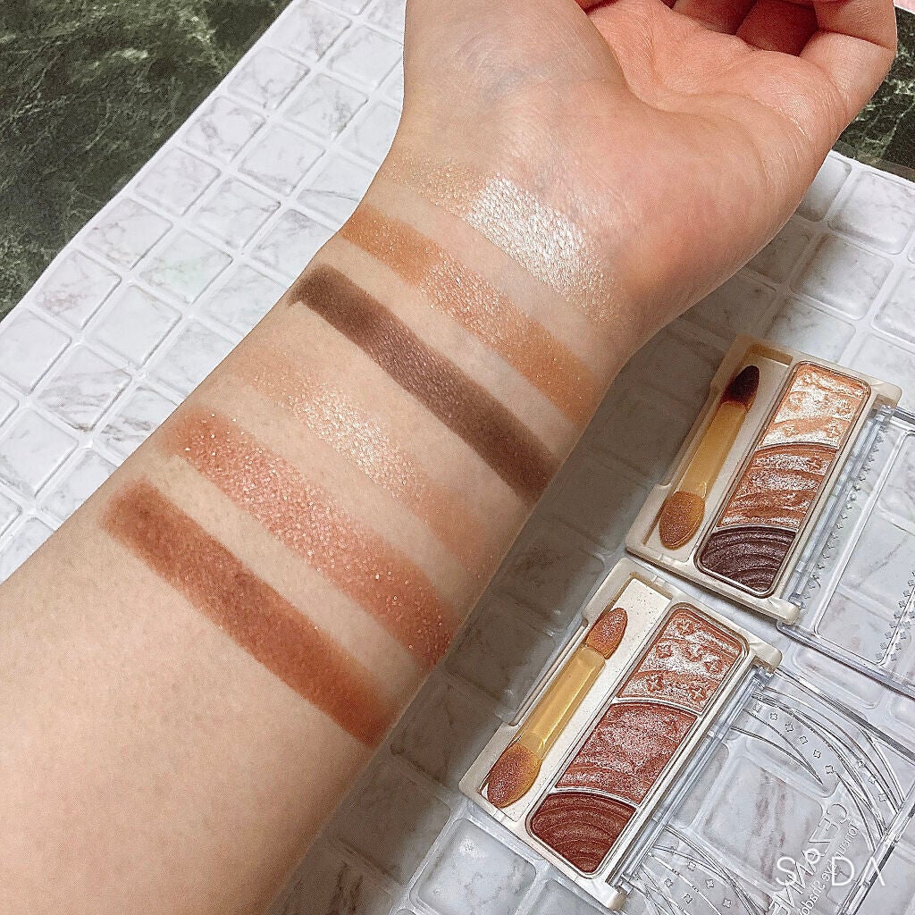 トーンアップアイシャドウ/CEZANNE/アイシャドウパレットを使ったクチコミ(5枚目)