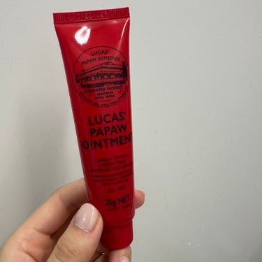 ✔︎LUCAS' PAWPAW OINTMENT

大好きなリップ、ルーカスポウポウ！
数年使用し続けてる愛用品♡
オーストラリア旅行に行ってきた時に爆買いしてきました。

知らないひとも多いかも？
オ