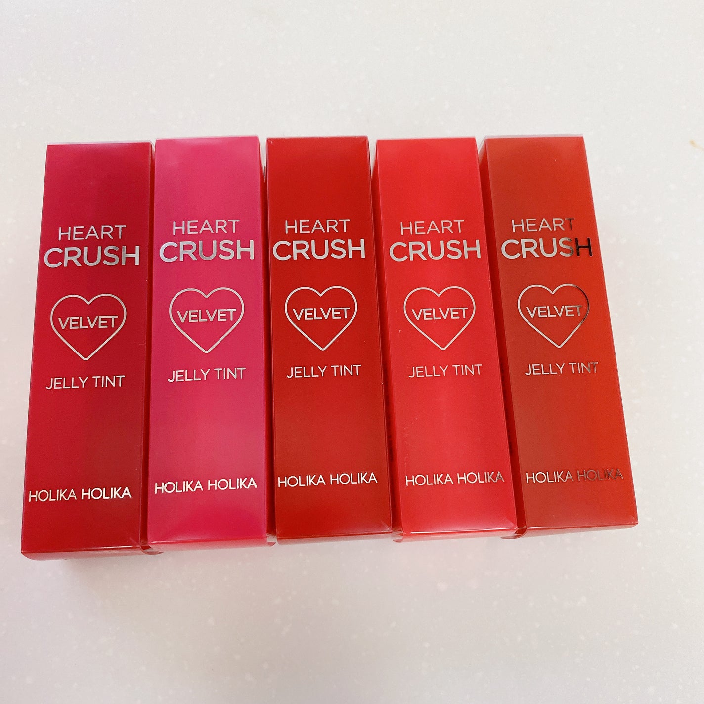 ハートクラッシュジェリーベルベットティント/HOLIKA HOLIKA/リップティントを使ったクチコミ(1枚目)