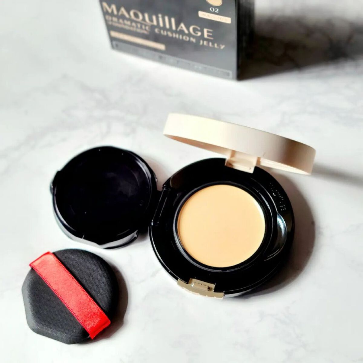 ドラマティックジェリーコンパクト/マキアージュ/クッションファンデーションを使ったクチコミ（1枚目）