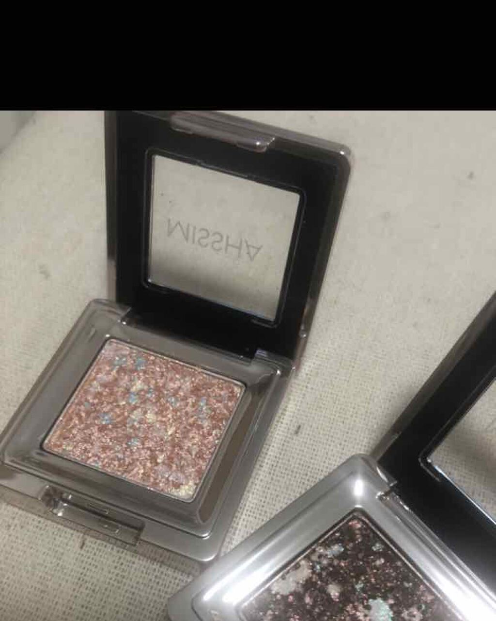 グリッタープリズム シャドウ GRD02 ドライローズプリズム/MISSHA/グリッターを使ったクチコミ（1枚目）