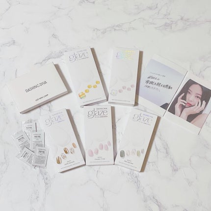 GLAZE グレーズ 半硬化タイプジェルネイルシール/DASHINGDIVA MAGICPRESS/ネイルシールを使ったクチコミ(1枚目)