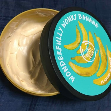 THE BODY SHOP ボディバター バナナのクチコミ「ボディショップのボディバターをレビューしていきます😎😎

私が使用しているのは、数量限定品で、.....」（1枚目）