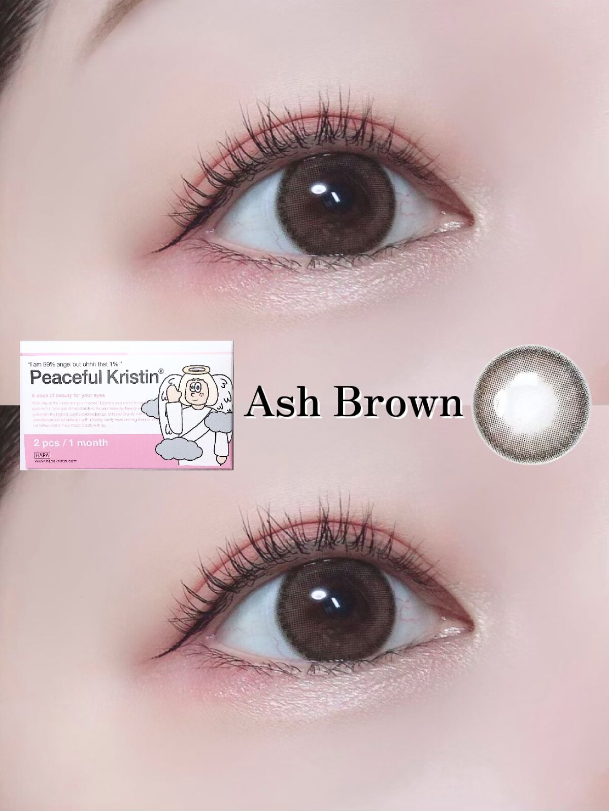 OMG kristin/Hapa kristin/カラーコンタクトレンズを使ったクチコミ(4枚目)