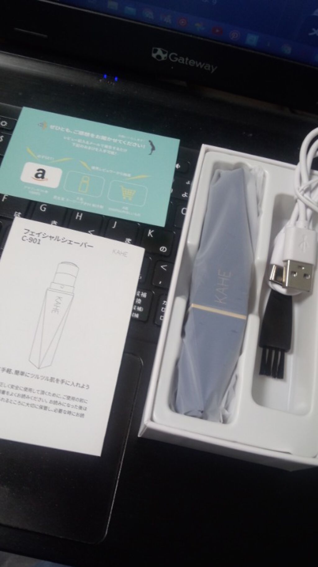 【2021夏最新モデル】レディースシェーバー  /KAHE/シェーバーを使ったクチコミ（3枚目）