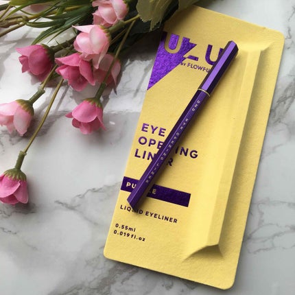 EYE OPENING LINER/UZU BY FLOWFUSHI/リキッドアイライナーを使ったクチコミ(1枚目)