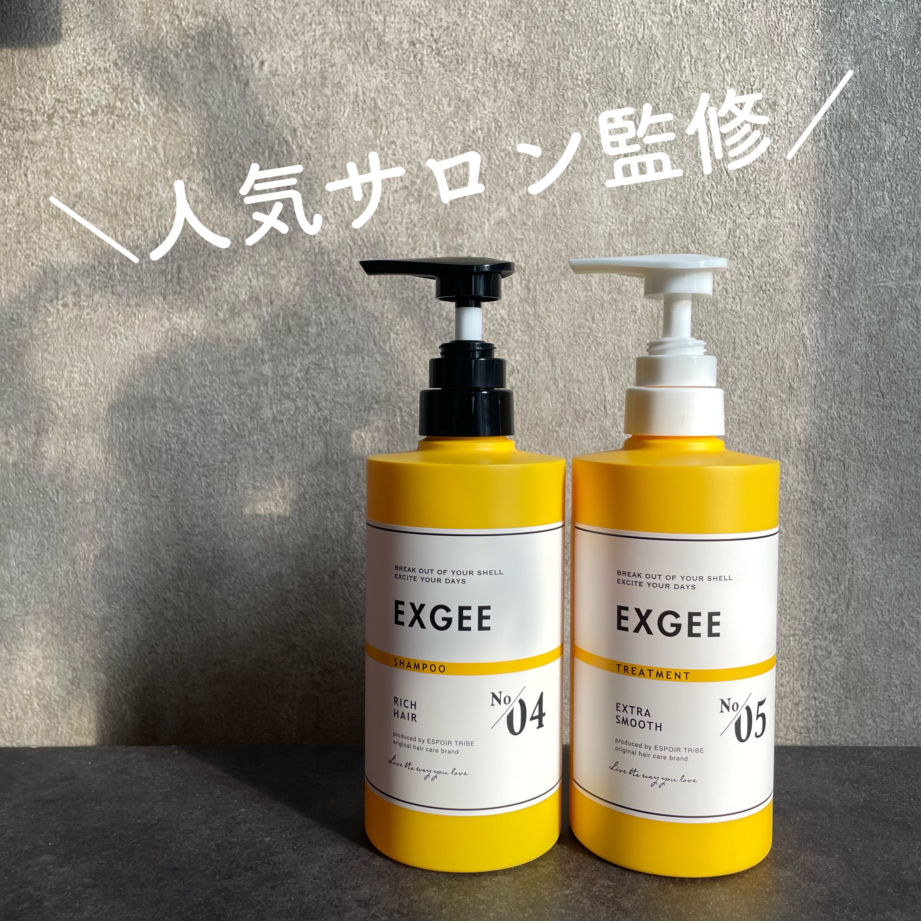 エグジー シャンプー／トリートメント/EXGEE/市販シャンプーを使ったクチコミ（1枚目）