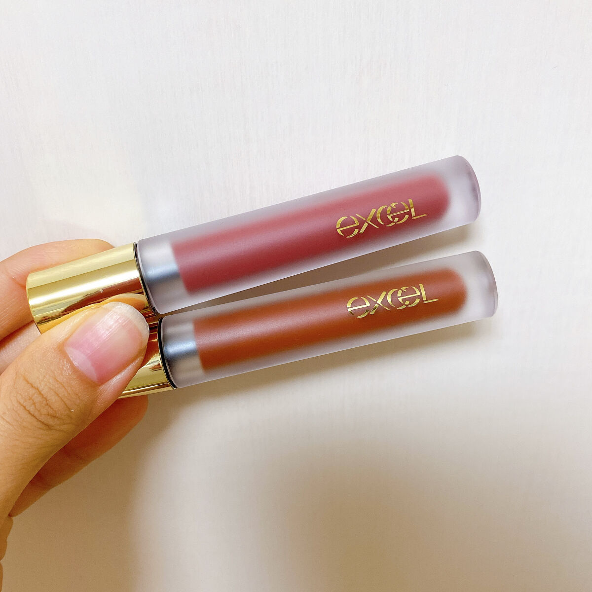 リップベルベティスト LV08 オランジュヌガー(限定)/excel/口紅を使ったクチコミ（1枚目）