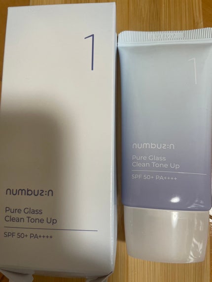1番 ガラス玉トーンアップクリーム/numbuzin/日焼け止めクリームを使ったクチコミ(1枚目)