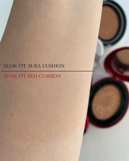 マスク フィット レッド クッション/TIRTIR(ティルティル)/クッションファンデーションを使ったクチコミ(3枚目)