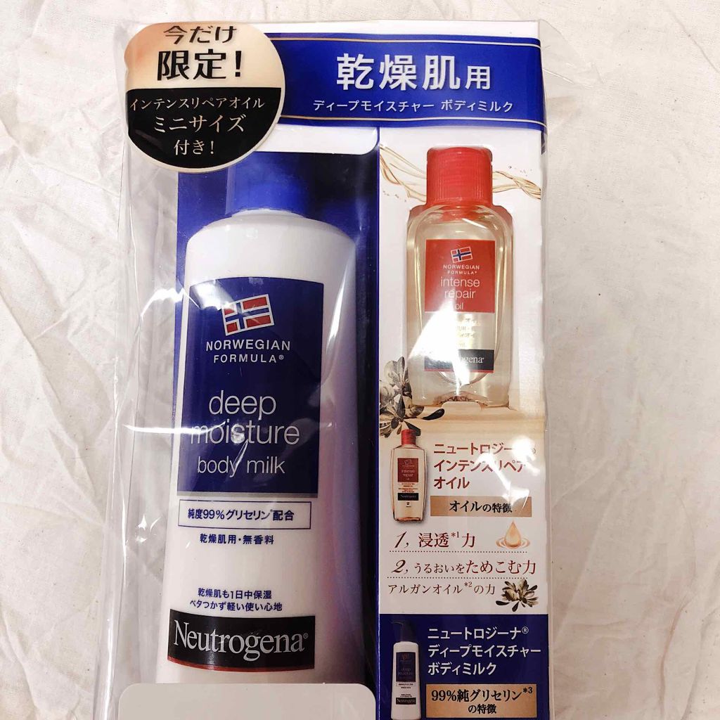 ノルウェー フォーミュラ ディープモイスチャー ボディミルク/Neutrogena/ボディミルクを使ったクチコミ(1枚目)