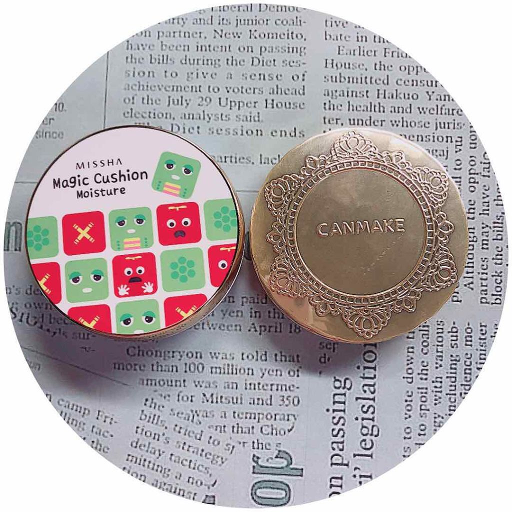 【旧品】マシュマロフィニッシュパウダー/キャンメイク/プレストパウダーを使ったクチコミ（2枚目）