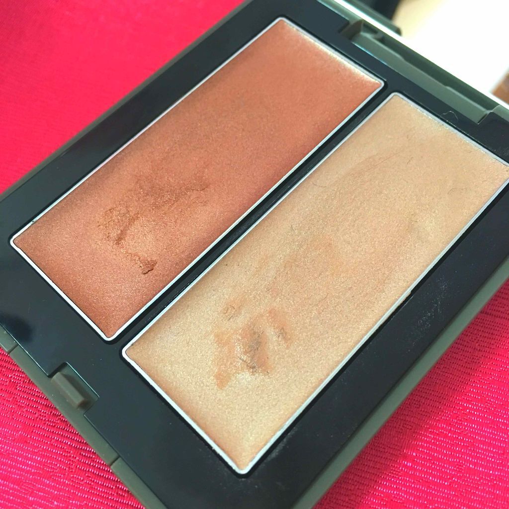 THREE シマリング グロー デュオ/THREE/クリームハイライトを使ったクチコミ（2枚目）