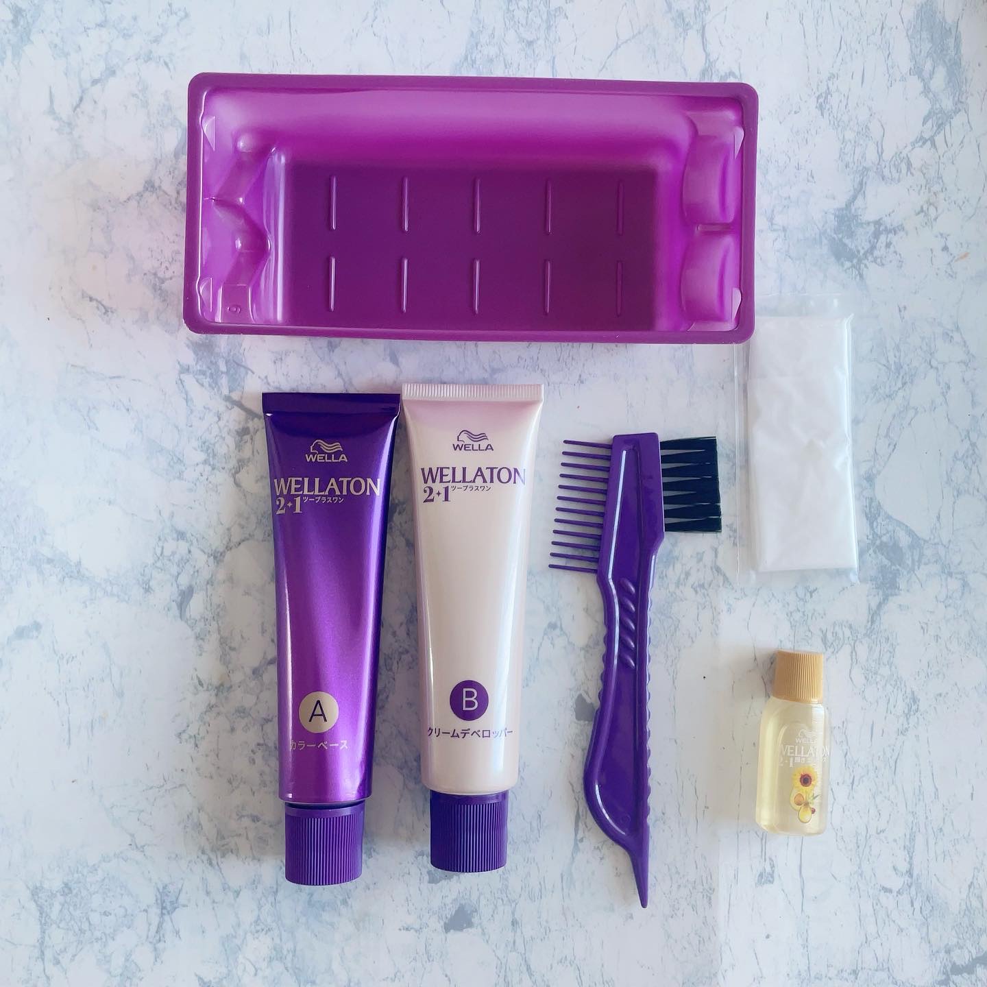 ウエラトーン ツープラスワン クリームタイプ/ウエラ/ヘアカラーを使ったクチコミ（2枚目）