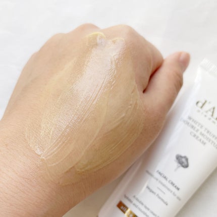 ホワイトトリュフダブルモイスチャークリーム/ダルバ/フェイスクリームを使ったクチコミ(5枚目)