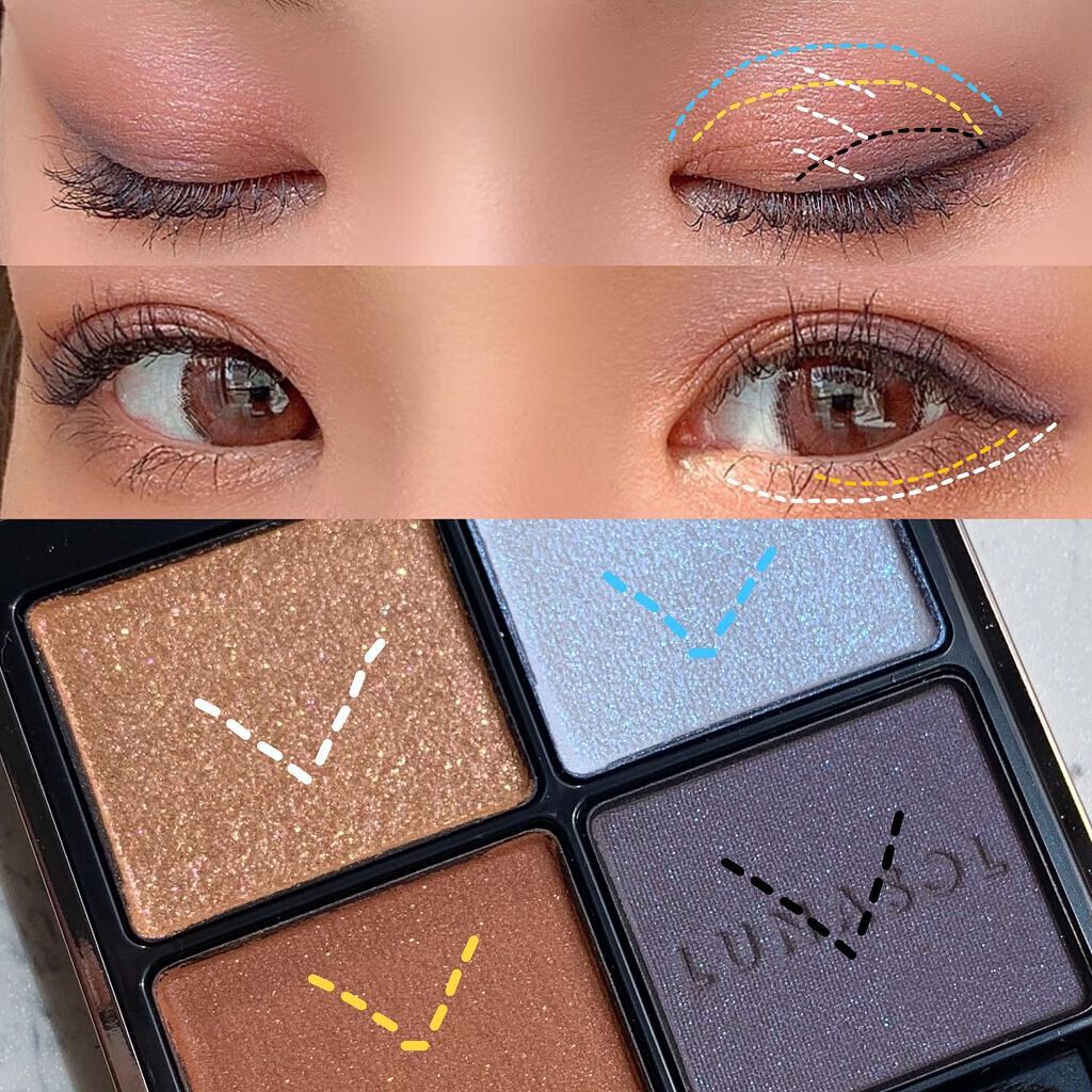 アイカラーレーション/LUNASOL/アイシャドウパレットを使ったクチコミ(3枚目)