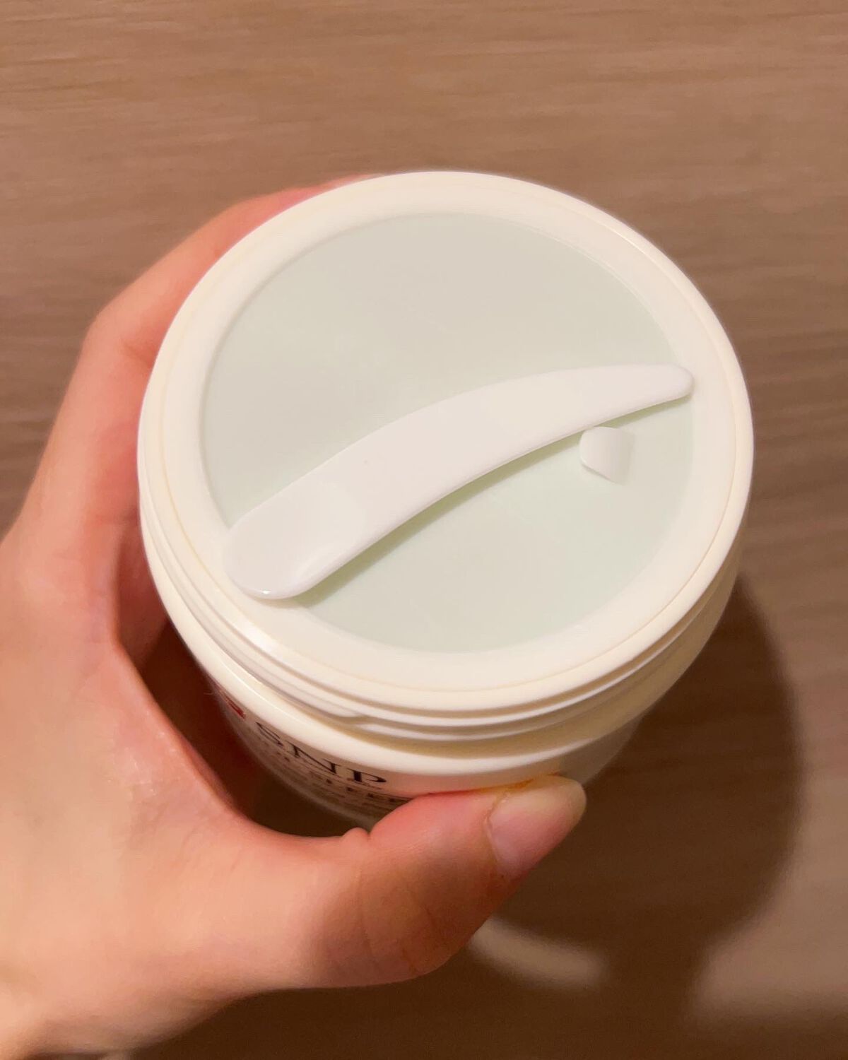 シカパンテノールスリーピングパック/SNP/フェイスクリームを使ったクチコミ（2枚目）