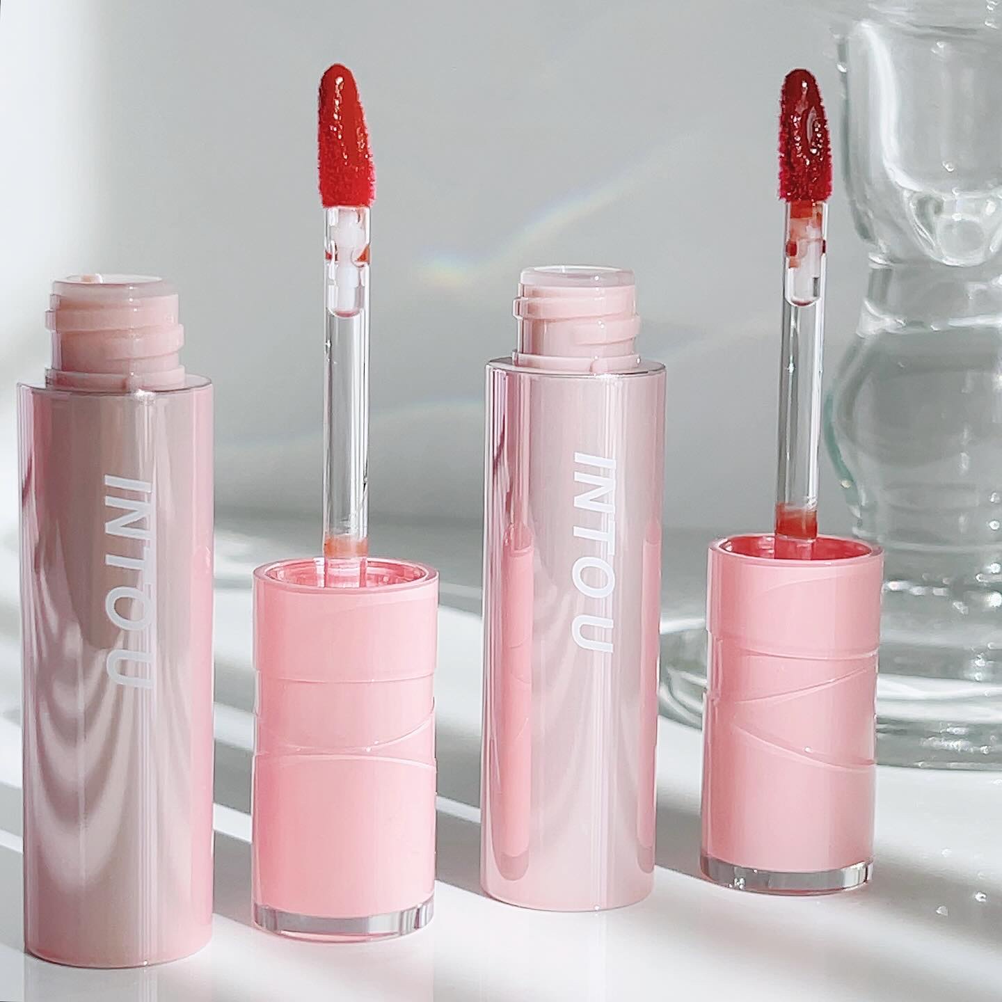 ジューシーパンピンググロス/INTO U/リップグロスを使ったクチコミ（2枚目）