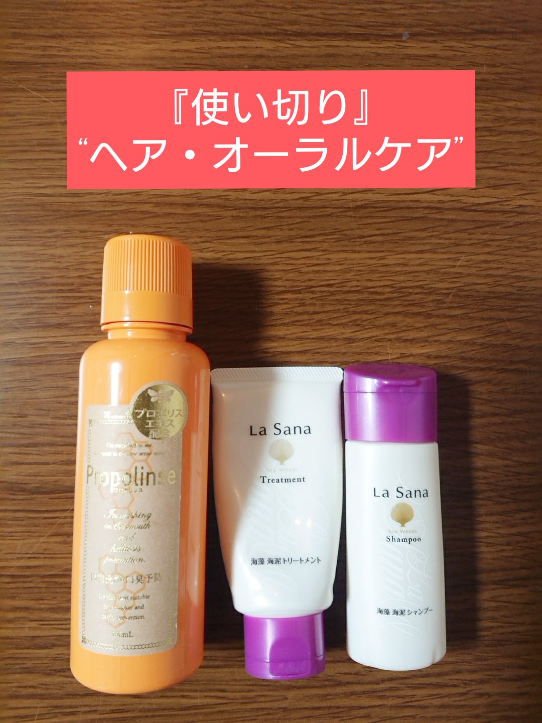 ヘアケア トラベルセット＜しっとりタイプ＞/ラサーナ/トライアルキットを使ったクチコミ（1枚目）