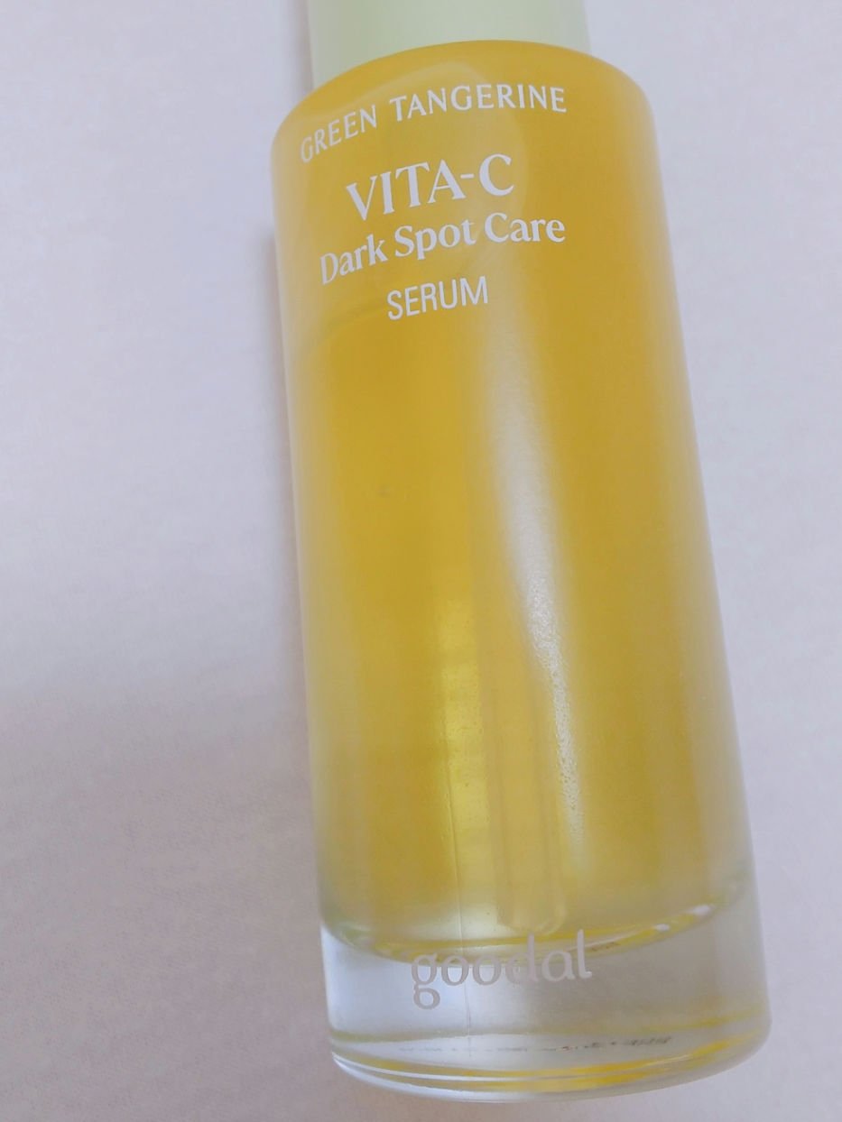 グリーンタンジェリン ビタC ダークスポットケアセラム/goodal/美容液を使ったクチコミ（2枚目）