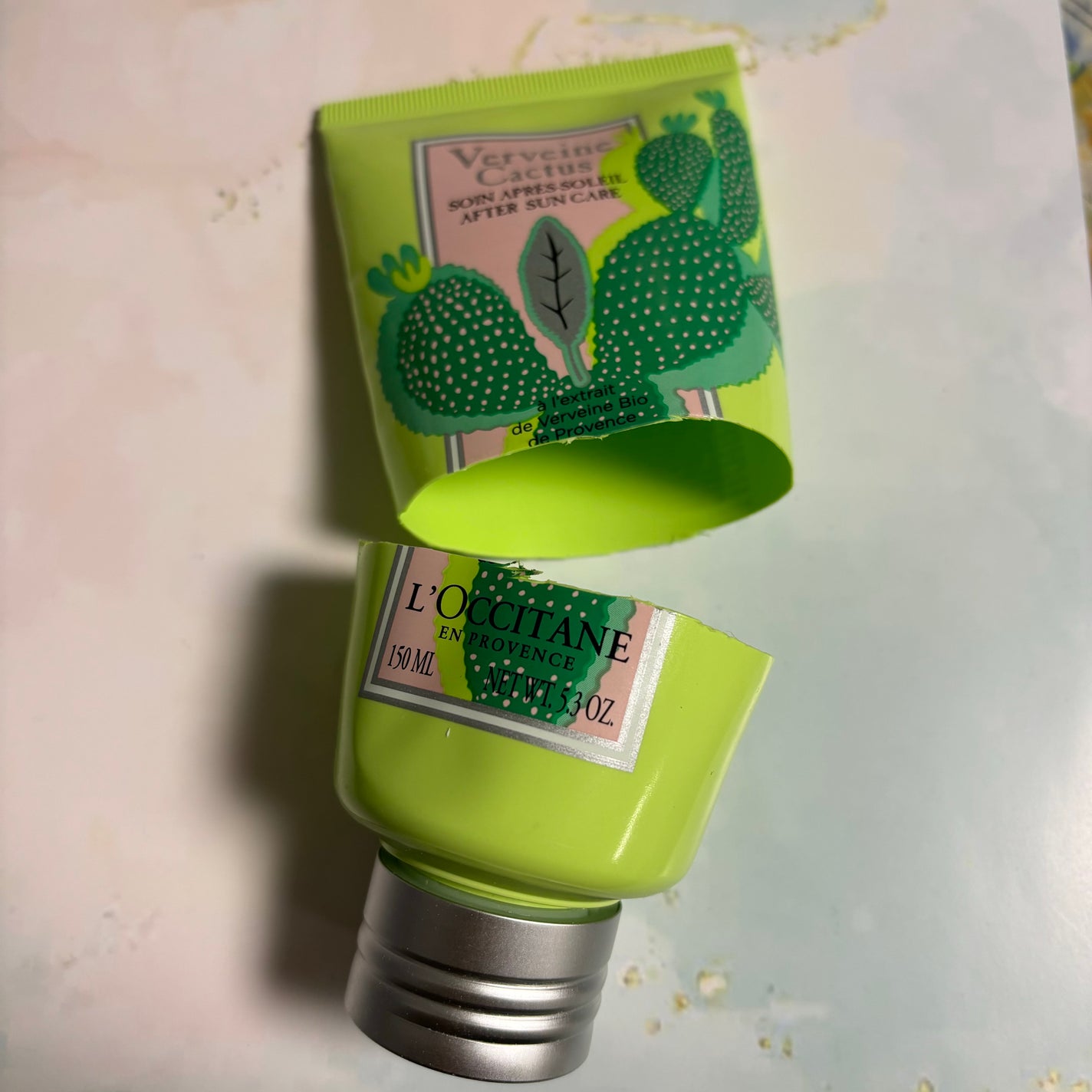 アクアカクタスヴァーベナ コンフォーティングボディジェル/L'OCCITANE/ボディローションを使ったクチコミ(1枚目)