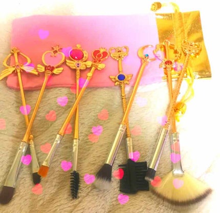 美少女戦士風メイクブラシ/メイクブラシを使ったクチコミ(1枚目)