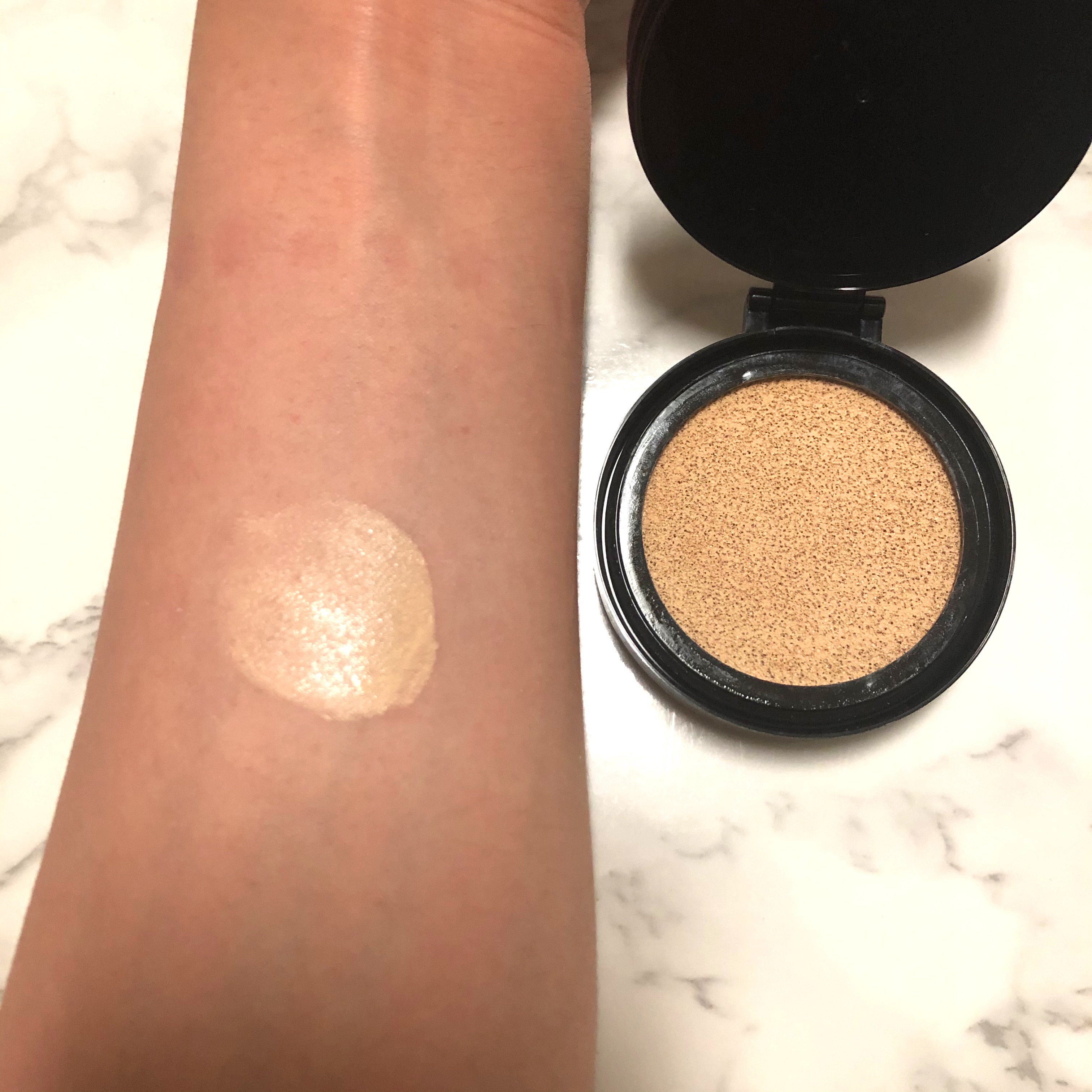 SP クッション ウルトラカバークッション BB ナチュラル ベージュ/MAYBELLINE NEW YORK/クッションファンデーションを使ったクチコミ（2枚目）