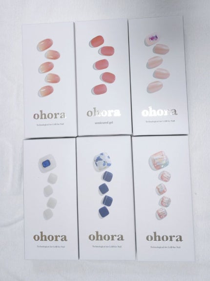 セミキュアジェルネイル(ペディキュア)/ohora/ネイルシールを使ったクチコミ(1枚目)
