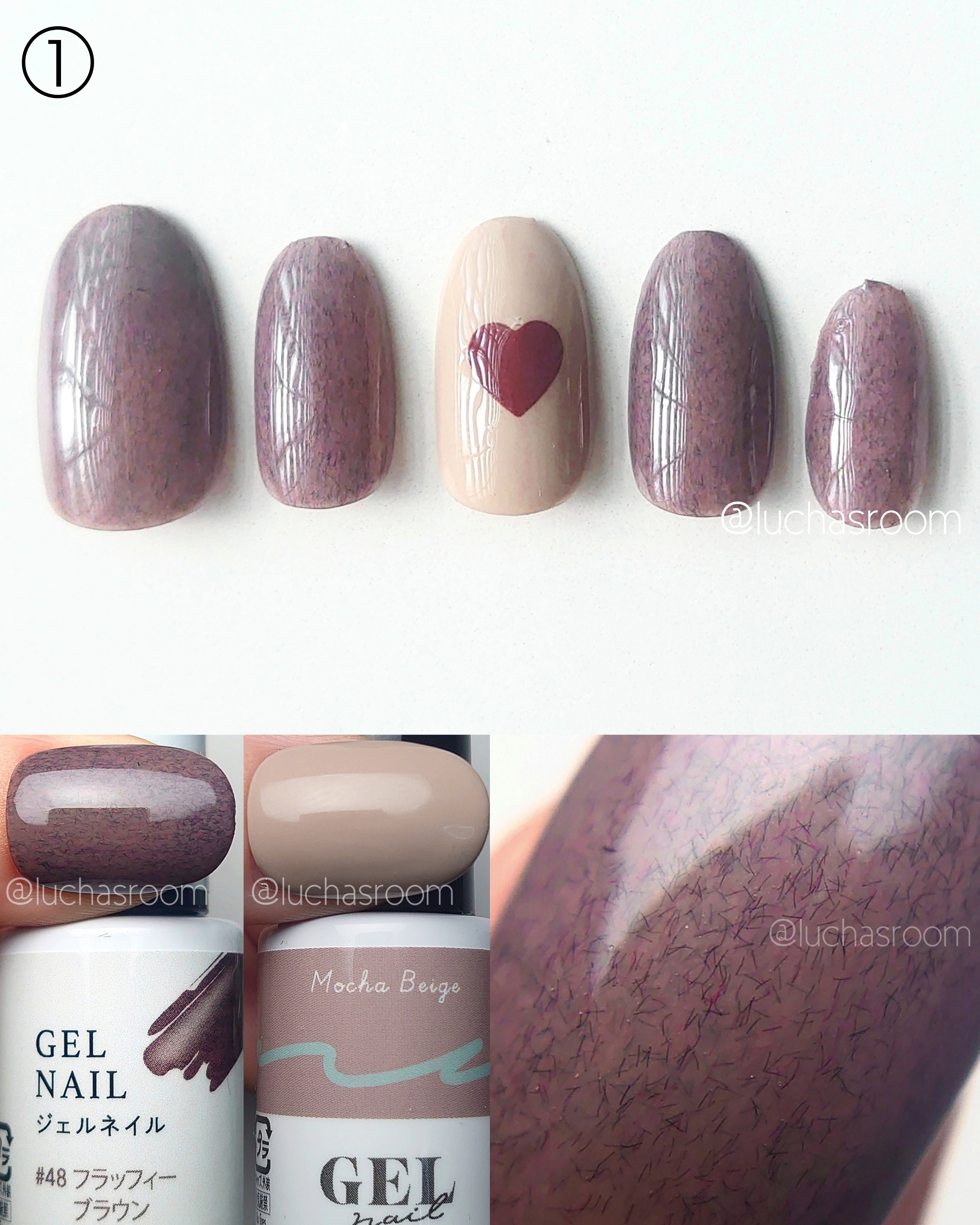 BRG ジェルネイル/DAISO/ジェルネイルを使ったクチコミ（3枚目）