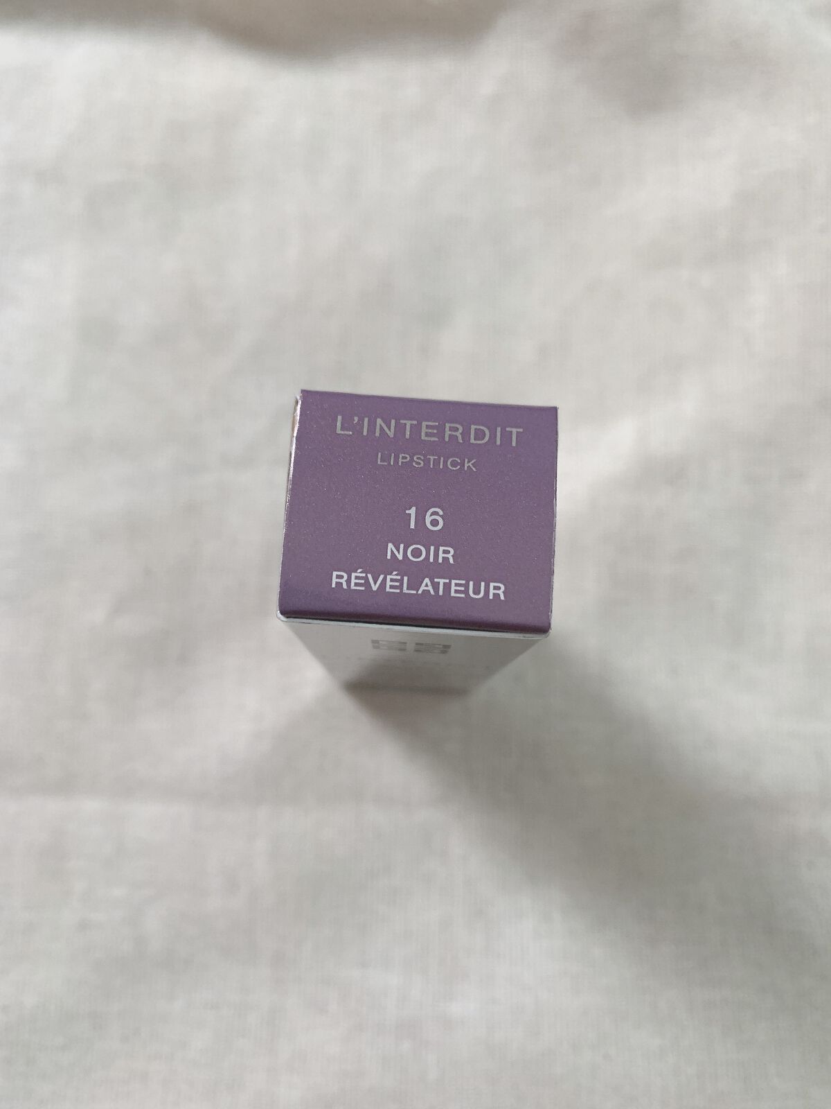 ランテルディ・リップスティック No.16 ノワール・レヴェラトゥール/GIVENCHY/口紅を使ったクチコミ（2枚目）