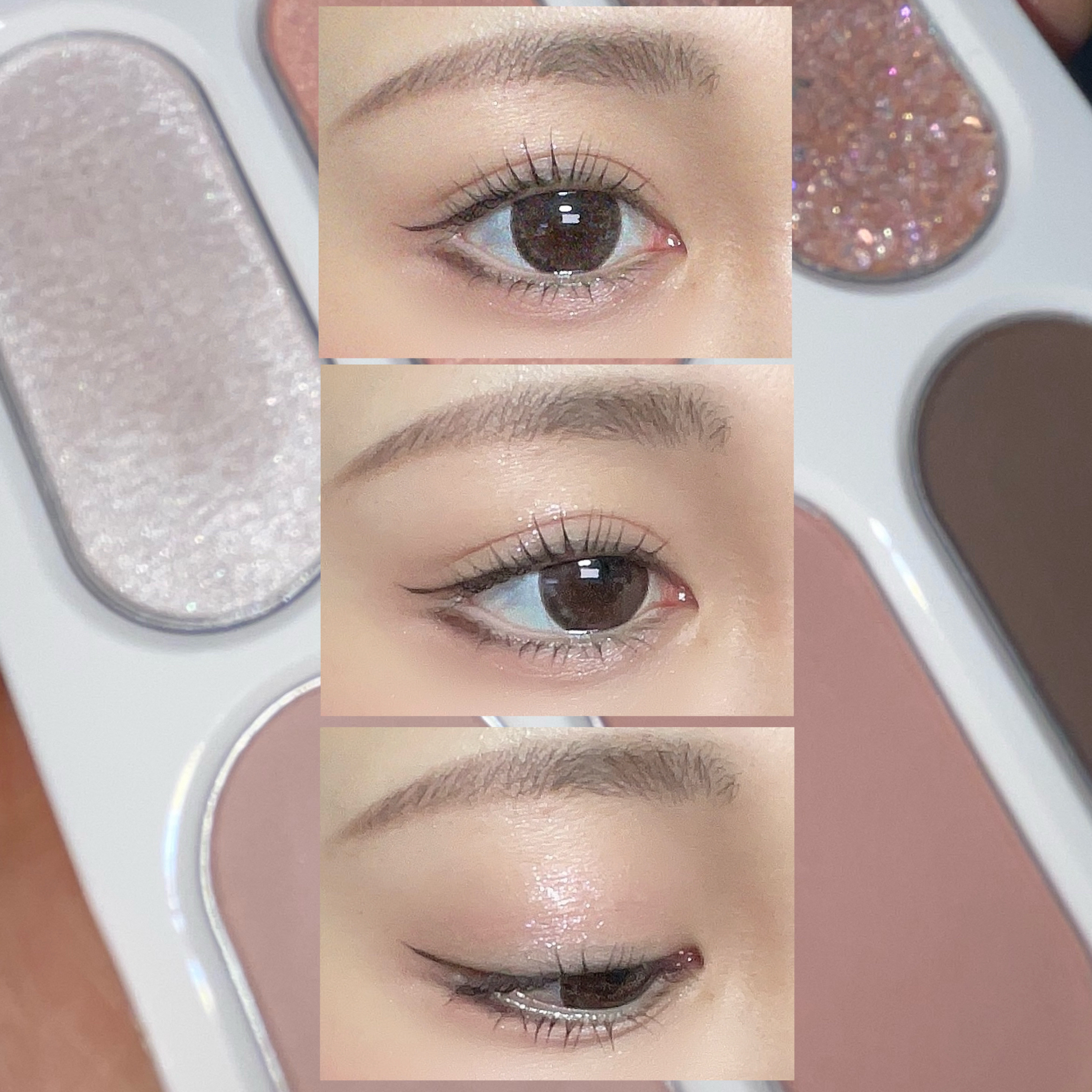 フォーエバー6アイパレット 03 プリムローズ/Laka/アイシャドウパレットを使ったクチコミ（3枚目）