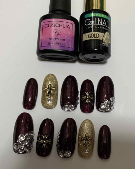 ジェルネイル(ライト対応)/セリア/ジェルネイルを使ったクチコミ(2枚目)