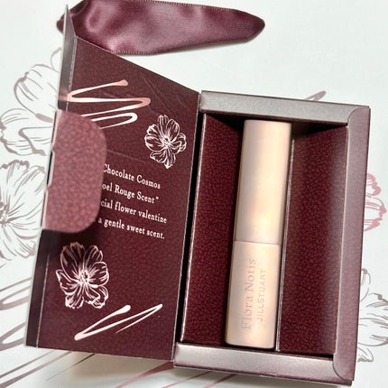 チョコレートコスモス ノエルルージュ メルティリップバーム/Flora Notis JILL STUART/リップバームを使ったクチコミ(4枚目)