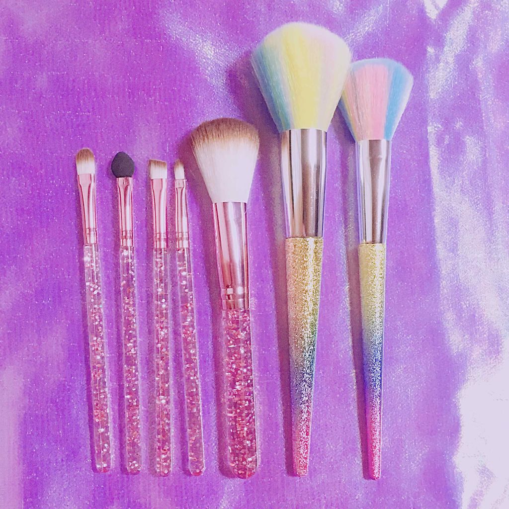 ユニコーンメイクブラシ/3COINS/メイクブラシを使ったクチコミ（3枚目）