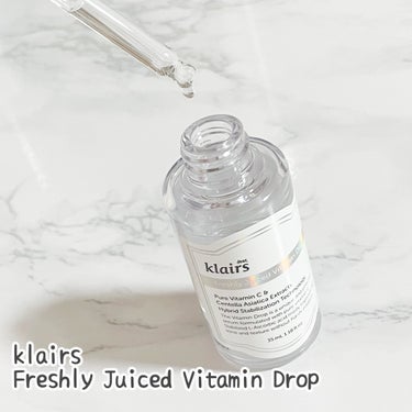 フレッシュリージュースドビタミンドロップ(35ml)/Klairs/美容液を使ったクチコミ（2枚目）