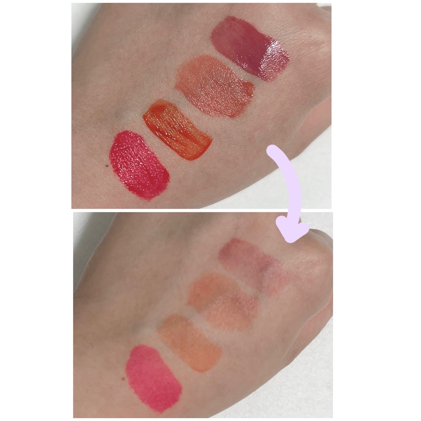 &.ウォータリーティントリップ/DAISO/リップティントを使ったクチコミ(3枚目)