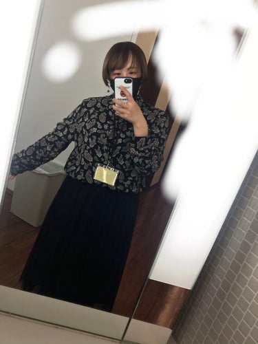 藻屑 on LIPS 「雑談古着っぽい服が最近好き。これはZ○Z○で買ったメンズシャツ..」（1枚目）