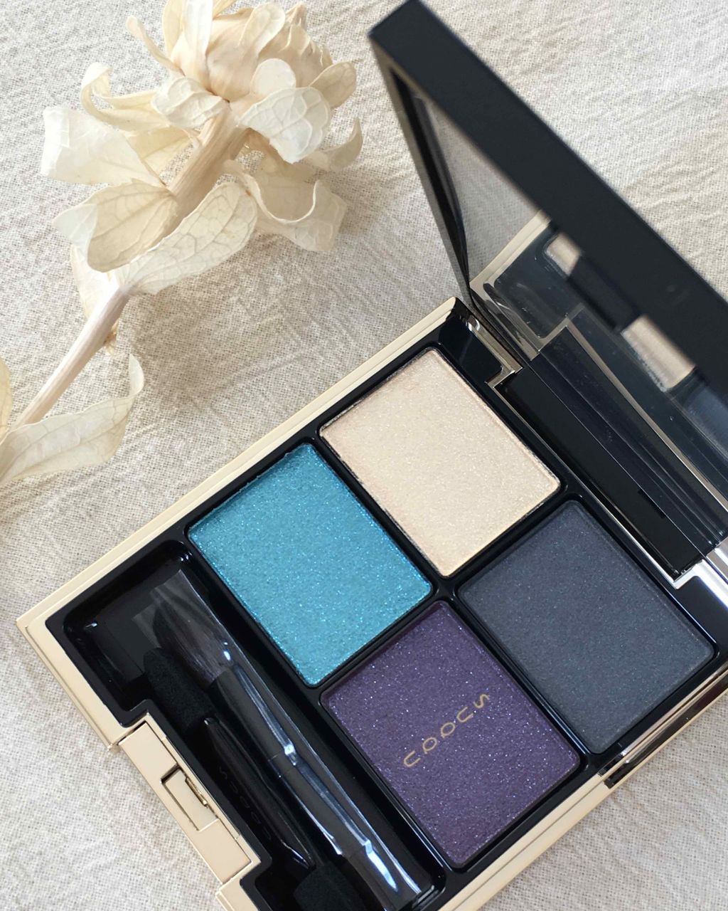 デザイニング カラー アイズ 126 蒼流星 -AORYUUSEI[限定色]/SUQQU/アイシャドウパレットを使ったクチコミ（1枚目）